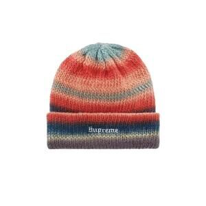 2022 Supreme Ombre Stripe Beanie ‘Navy'